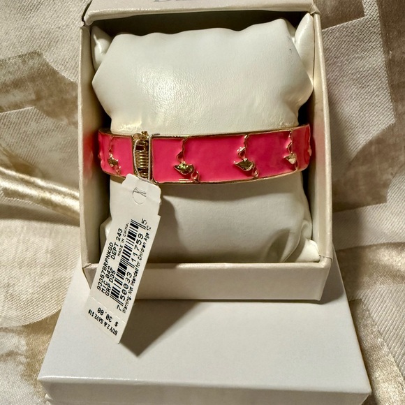 Dillard’s Bella Canvas Pink and Gold Flamingo Bracelet - Picture 4 of 4